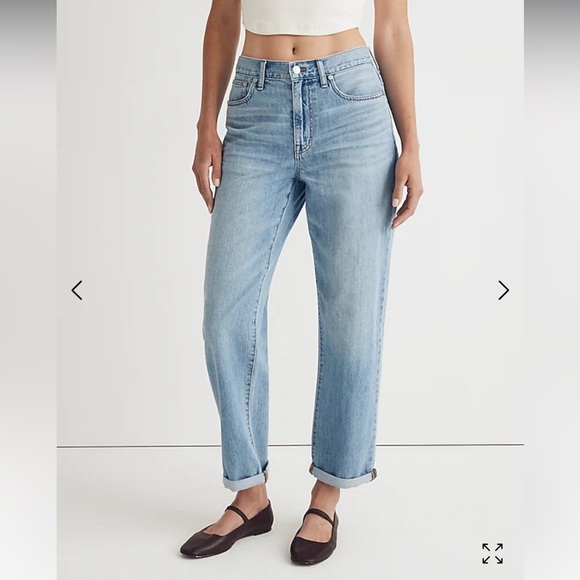 NWT MADEWELL The Slouchy BoyJean in Rubyvale Wash Size 23 - Picture 3 of 13